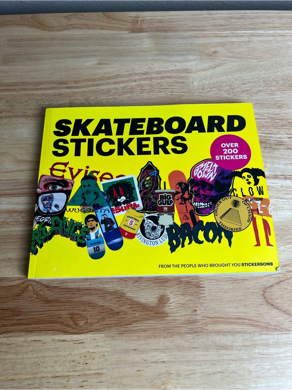Skateboard Stickers Book Over 200 Stickers